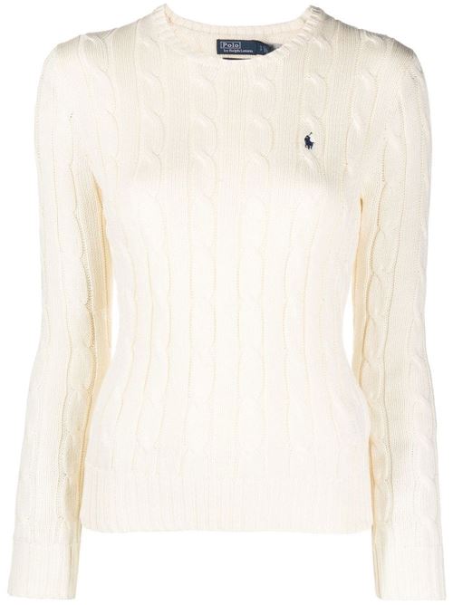 Maglioncino in cotone bianco Polo Ralph Lauren | 211891640010